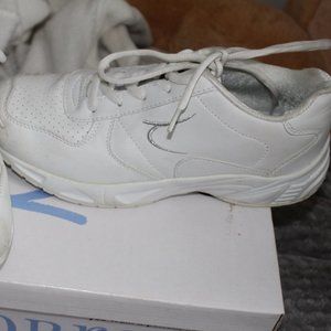 white cheer gymshoes